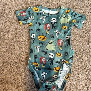 Bamboo Posh peanut nightmare before Christmas Onesie